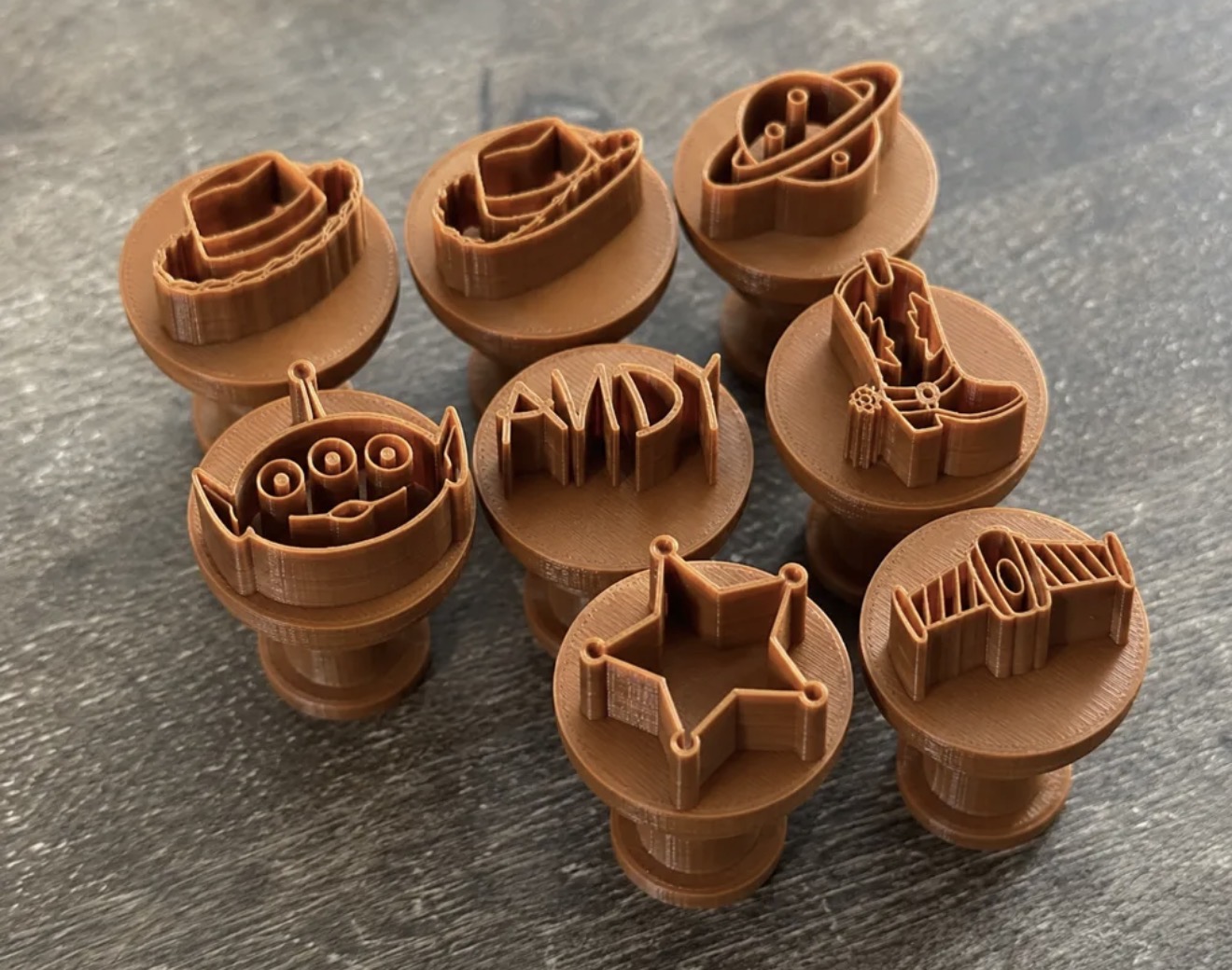 Carimbos do Toy Story para brigadeiros e biscoitos